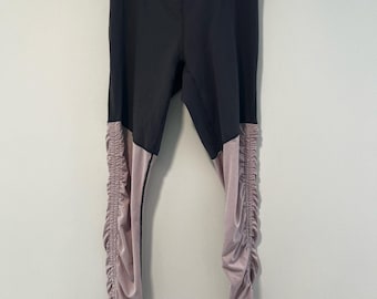 Fabletics Cashel Fold over Purelux Leggings Purple Pink Medium