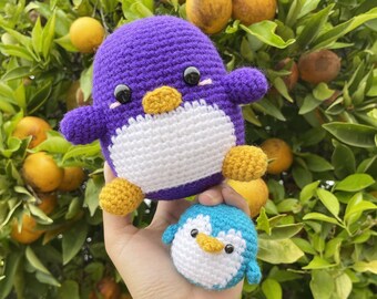 Crochet Penguin Plushie Stuffed Animal Toy | Valentine's Day, Anniversary, Birthday | Amigurumi