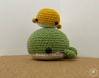 Whale Crochet Plushie Stuffed Animal Toy | Amigurumi