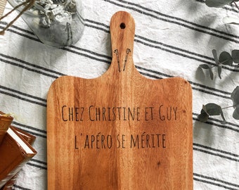 Personalized cutting board, original gift idea, birthday, Christmas