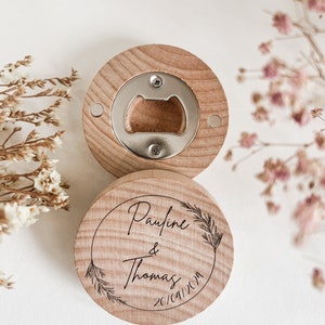 Magnetic bottle opener - Wedding guest gift