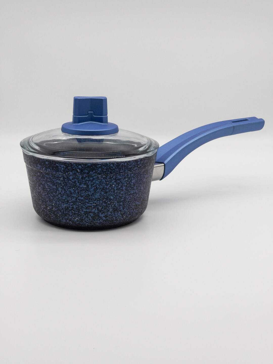 Granite Sauce Pan Saucepan Blue Pan 16 Cm Saucepan Etsy