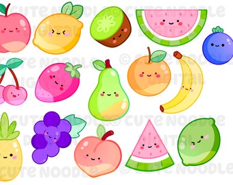 Kawaii Fruit Clipart Fruit Variety Clipart Instant - Etsy New Zealand Kawaii Fruit Clipart Fruit Variety Clipart Instant - Etsy New Zealand