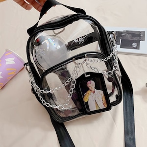 AGUST D Clear Cross Bag for ARMY (Bts Fanmade Merch for Concert)