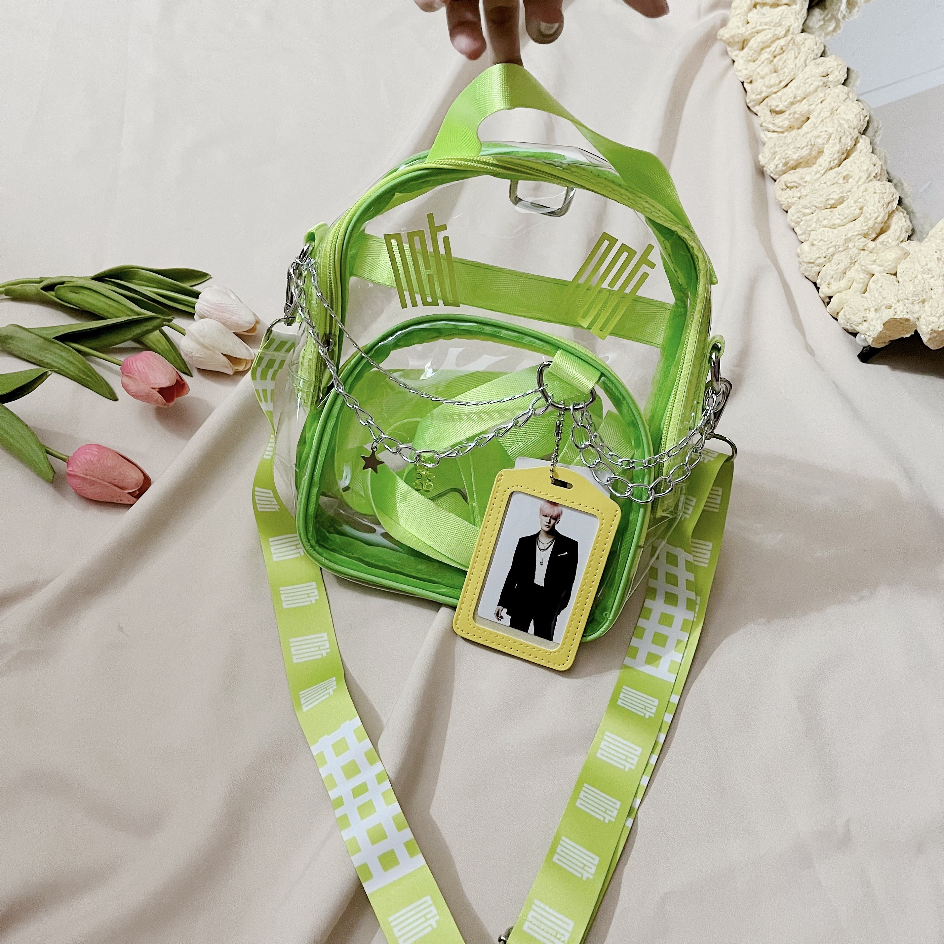 Light Green Neon Stadium Clear Bag for Concert - Etsy