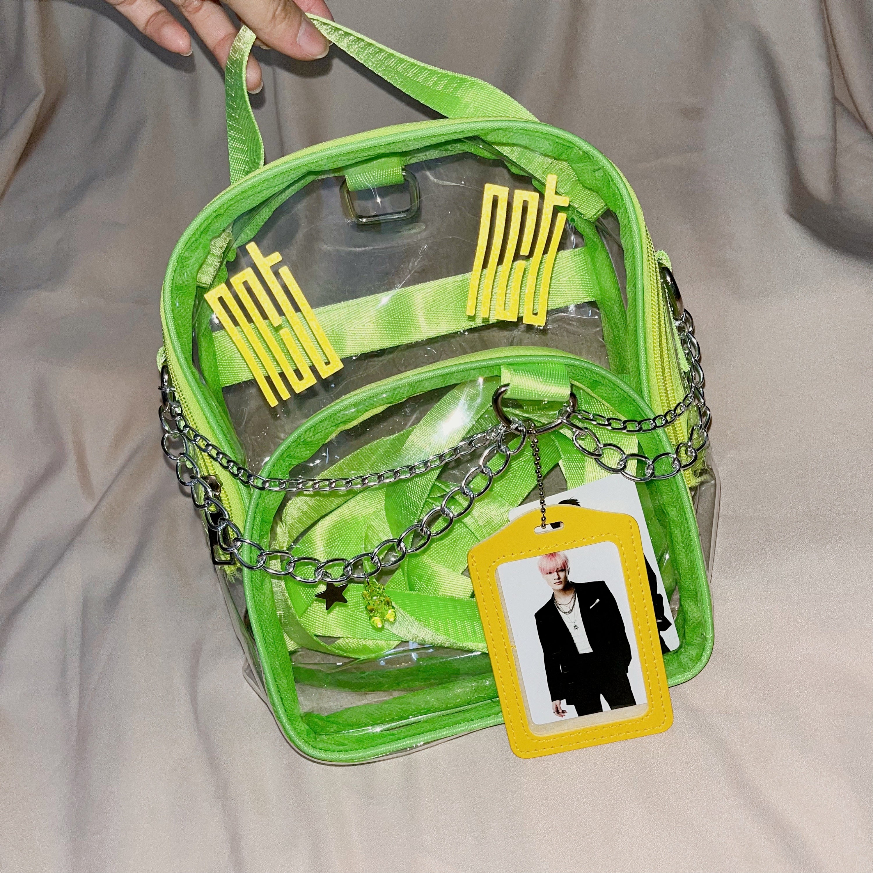 Light Green Neon Stadium Clear Bag for Concert - Etsy