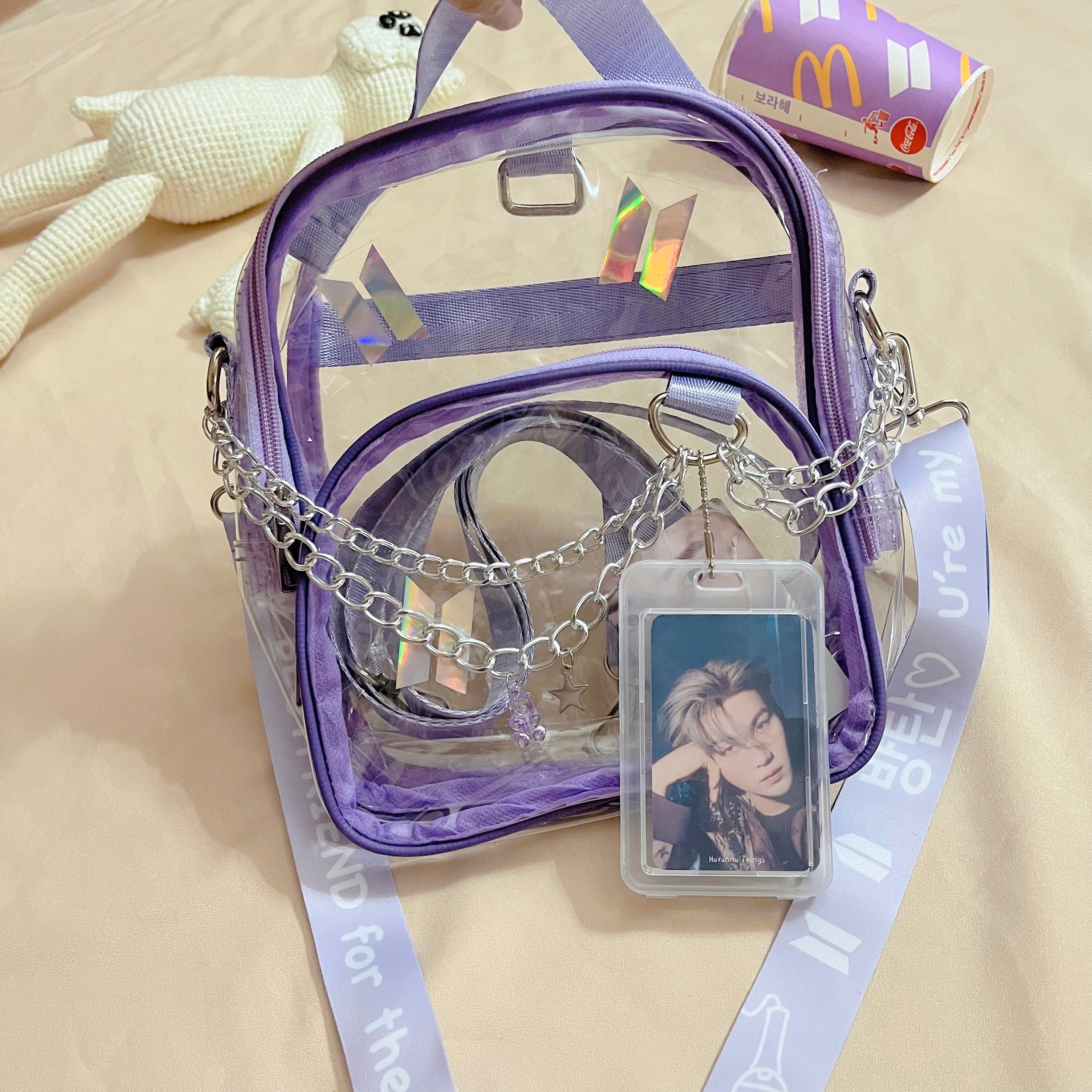 Purple Stadium Clear Bag for ARMY Concert - Etsy