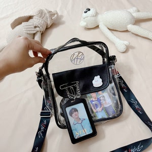 AGUST D Clear Cross Bag for ARMY (bts Fanmade Merch for
