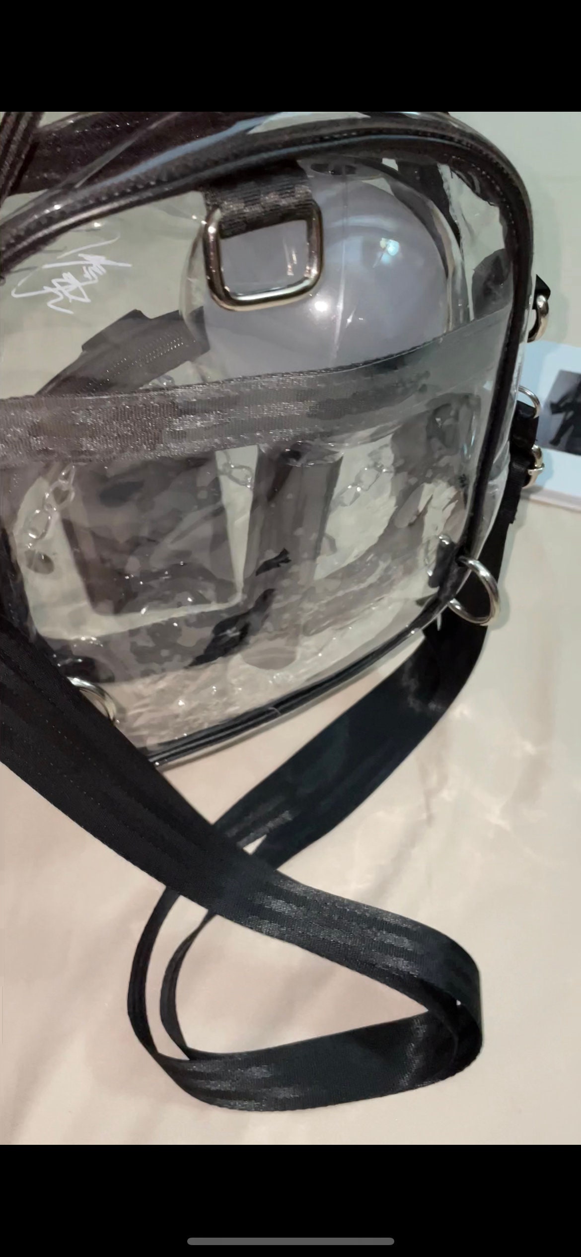 AGUST D Clear Cross Bag for ARMY (bts Fanmade Merch for