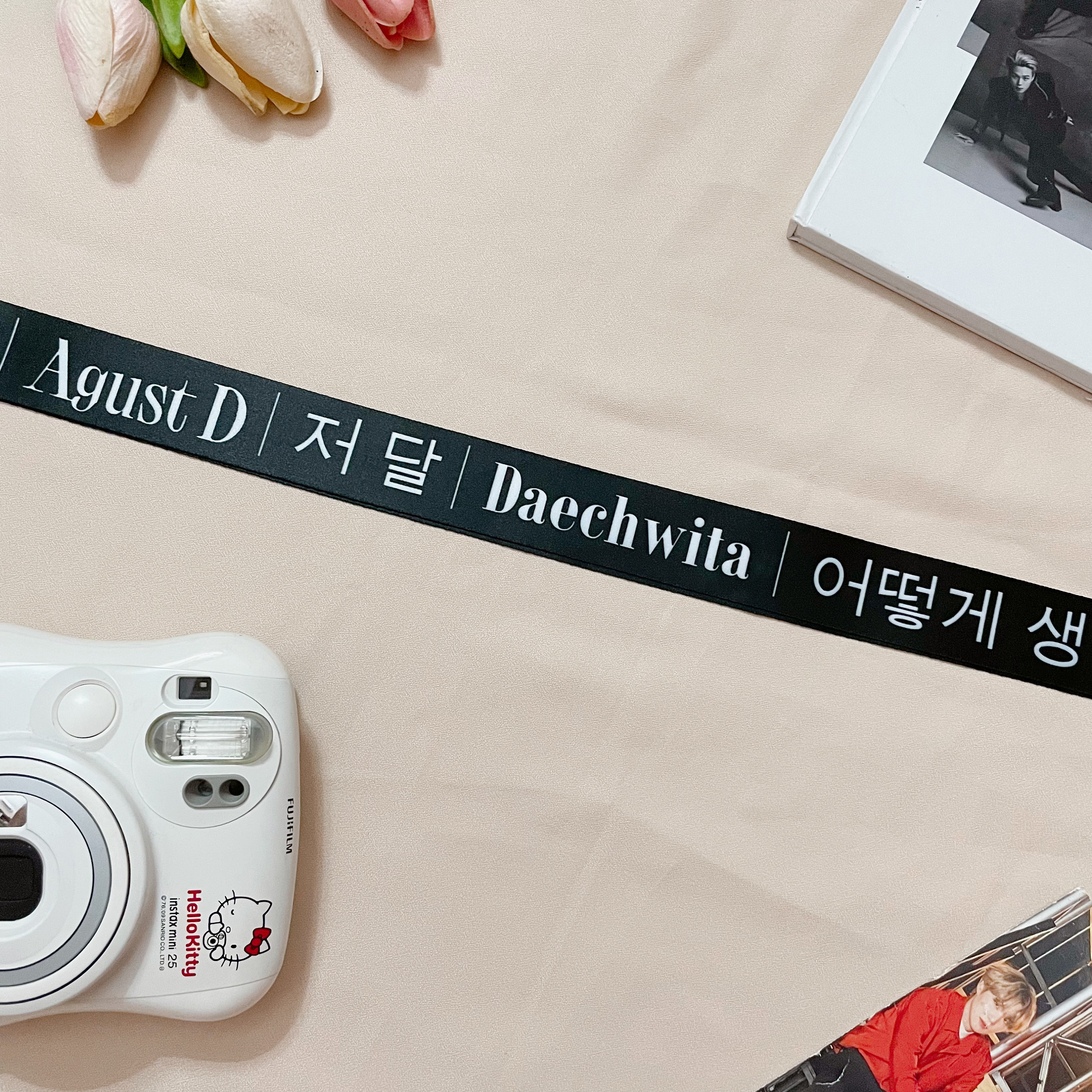 防弾少年団 SHOULDER BAG AGUST D Clear Cross Bag for ARMY (bts Fanmade Merch for