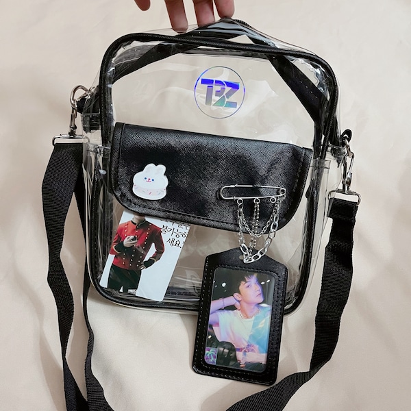 Kpop Group Clear Cross Bag (Fanmade Merch)