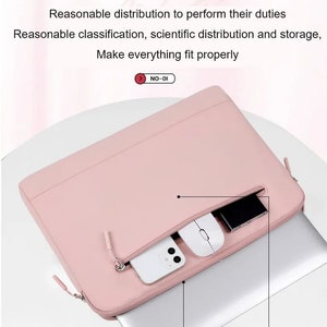 Waterproof 13 14 15.4 15.6 Inch Laptop Sleeve Case For HP DELL MacBook Air Pro, laptop case, MacBook air case, MacBook case, laptop bag image 5