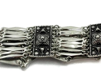 TAXCO MEXICO 0925 STERLING Silver Bracelet Silver Signed