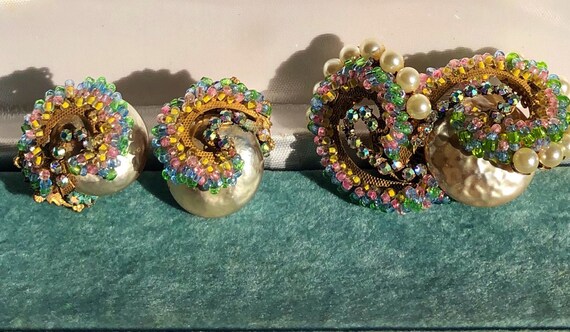 Exquisite Frank Hess old MIRIAM HASKELL Swirl Set… - image 4