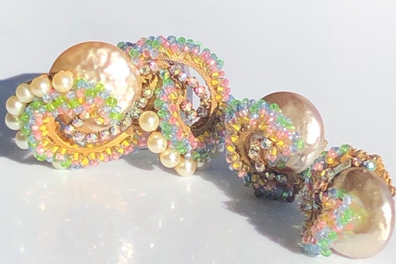 Exquisite Frank Hess old MIRIAM HASKELL Swirl Set… - image 6