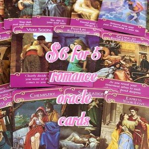 Tiradas de cartas de Oracle de romance de 24 horas (5 cartas)