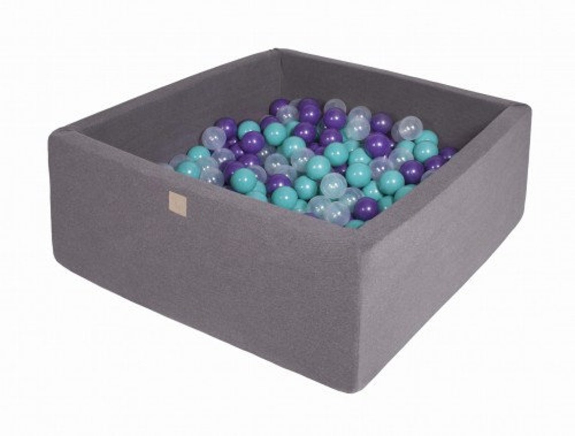 Ball Pit 300 balls DARK GREY Square 90x90x40CM LUXURY Ball Etsy