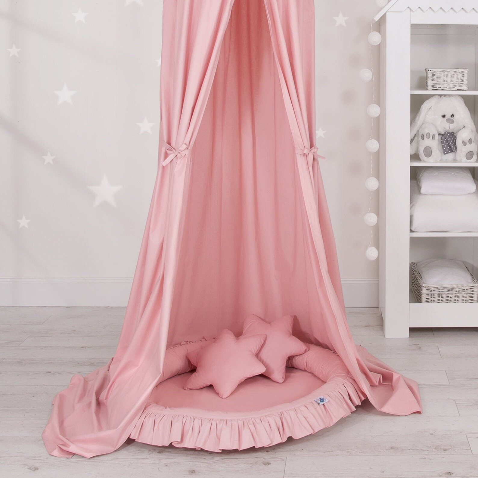 Luxury ROSE PINK Hanging Canopy or Canopy Set with Mat and Etsy