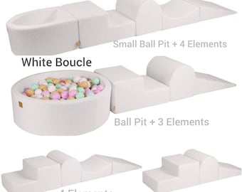 BOUCLE Soft Play + Ball Pit + Balls | Soft Play Ball Pit | Soft Play Set | Soft Play Equipment | Ball Pit Soft Play | Soft Play Blocks |