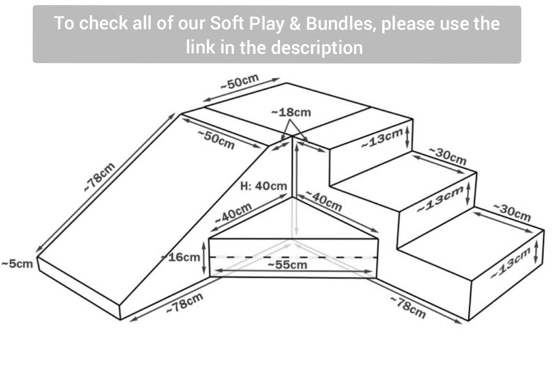 Soft Play Step & Slide Soft Play Soft Play Slide Soft Etsy UK
