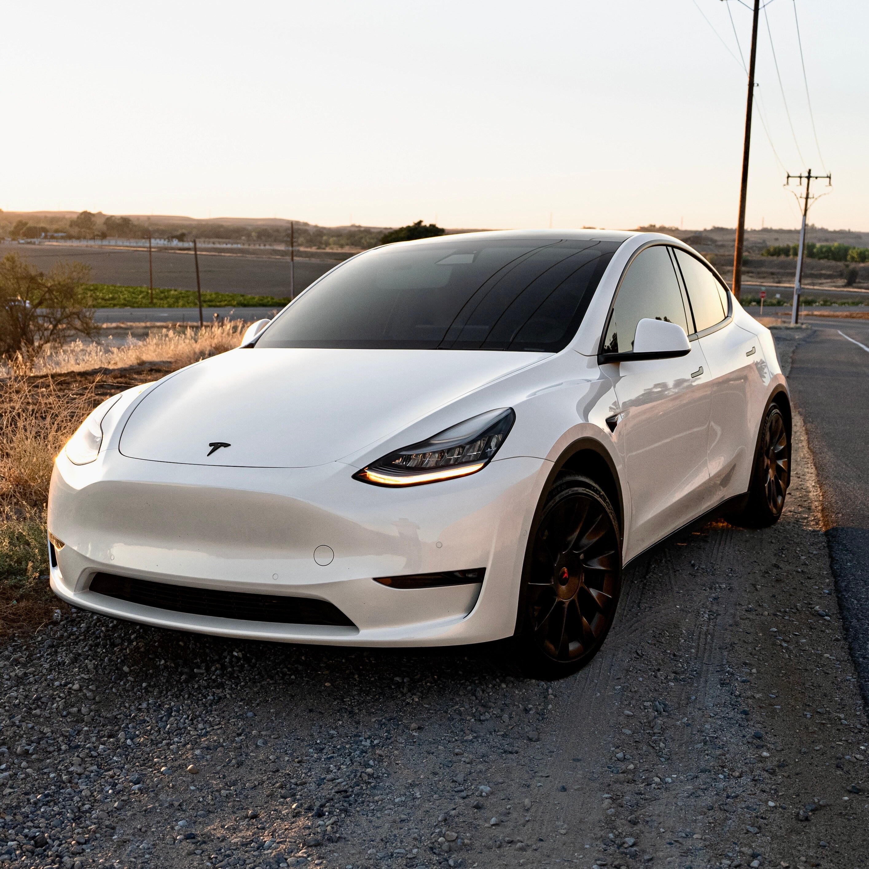 Black tesla logo model 3 deals