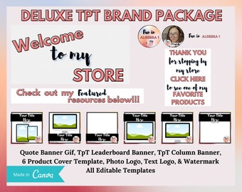 Deluxe Teachers Pay Teachers Brand Package