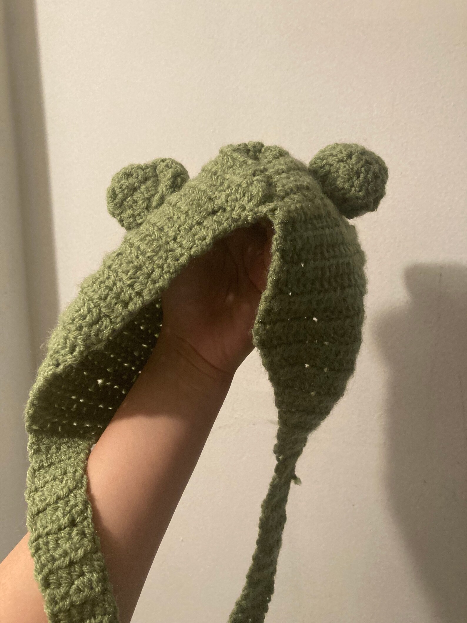 Frog Unisex Crocheted Earmuff/Hat Etsy