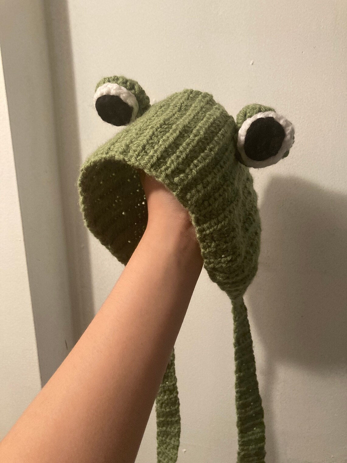 Frog Unisex Crocheted Earmuff/Hat Etsy