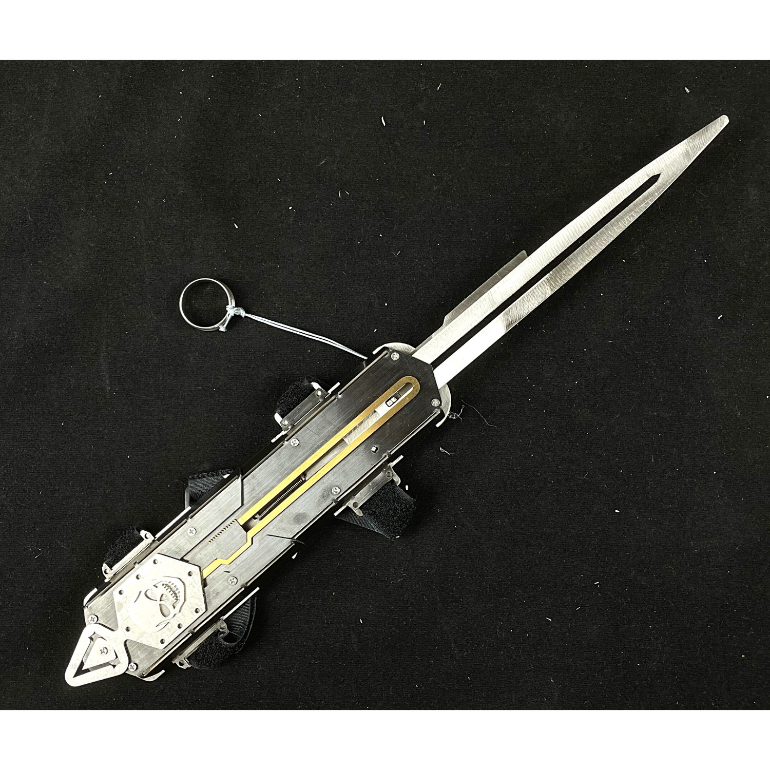 Mini Full metal&steel Hidden Blade Dual action Ring Etsy