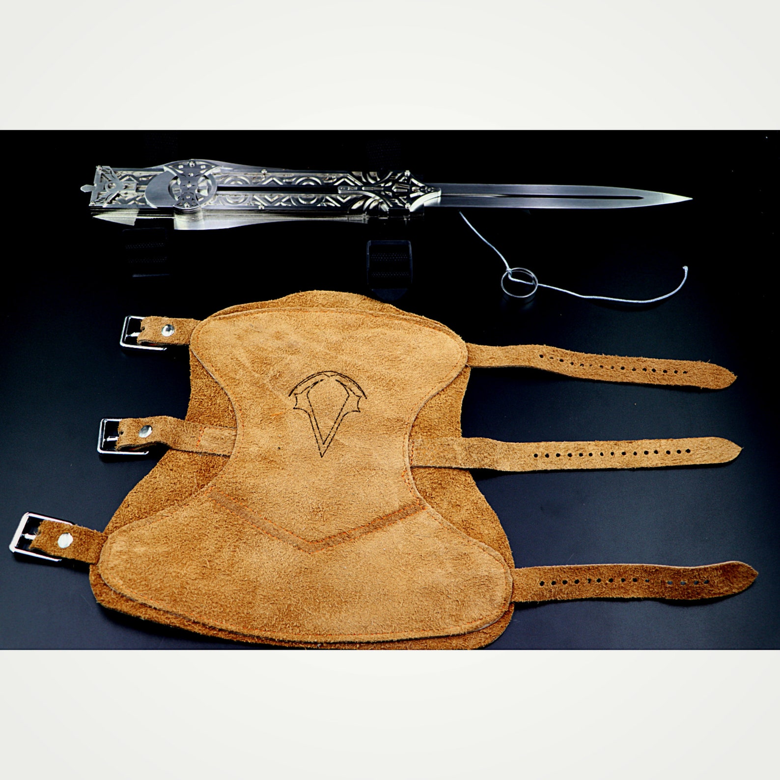 Standard Full metal&steel Hidden Blade Dual action Ring Etsy