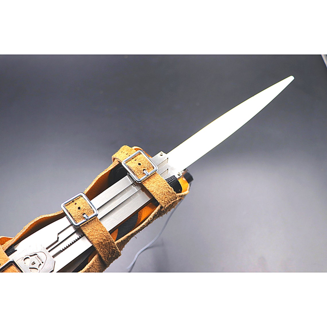 Standard Full metal&steel Hidden Blade Dual action Ring Etsy