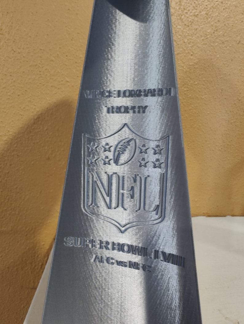 Vince Lombardi Trophy Replica Football Party Big Game Decoration