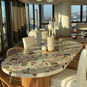 Customized Terrazzo Dinner Table Top