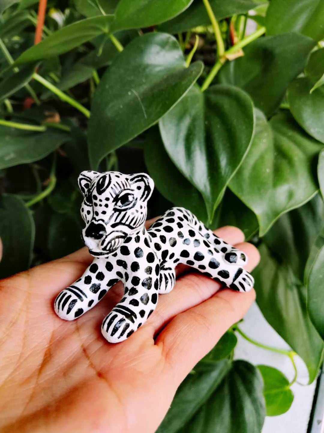 Beautiful Jaguars From Chiapas. Beautiful Figurines Made in Mexico