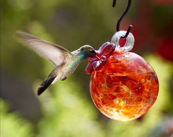Hummingbird feeder. Cinnabar waterer. Made in Mexico. We can combine shipping! Wholesale too, ask for it!