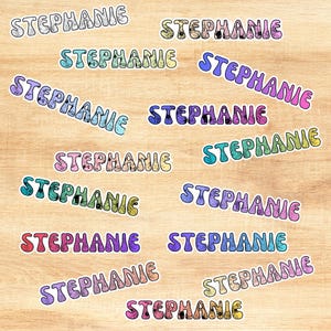 Waterdichte vinyl naamstickers, op maat gemaakte stickers, duurzame naamlabels voor waterflessen, laptops, bekers, schoolbenodigdheden voor kinderen