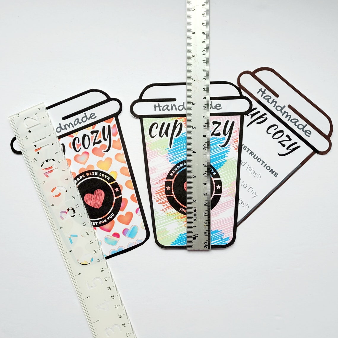 Printable Cup Cozy Template PDF Download Cup Sleeve Template | Etsy