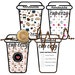 Printable Cup Cozy Template, PDF Download Cup Sleeve Template ...
