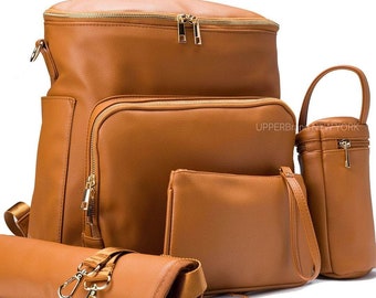 Best Diaper Bag Backpack Leather Moms Dads Diaper Bag for Baby Shower Gifts Baby Bag for Baby Registry Hospital Bag as Mom Holiday Gift Etsy UK