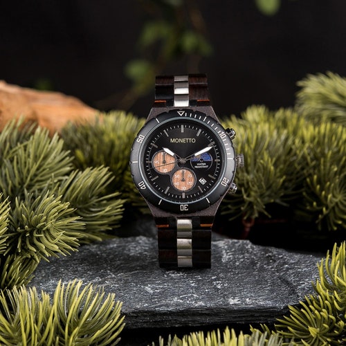 ENGRAVED WATCH MEN | Personalized Wood Watch shops For Boyfriend | 1st Anniversary Gift For Husband | Groomsmen Gift | Wooden Watches