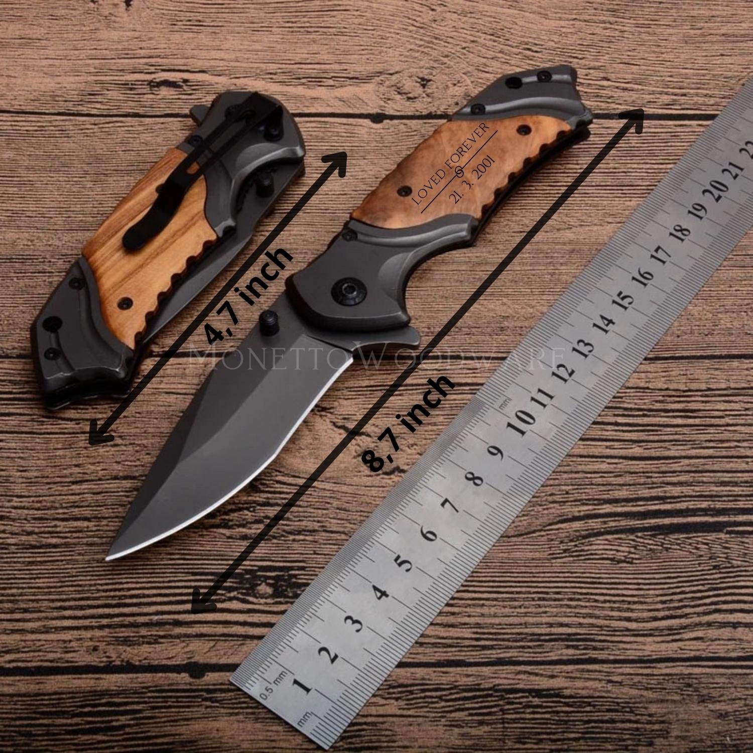 Personalized Pocket Knife for Groomsmen Fathers Day Gift Etsy Australia