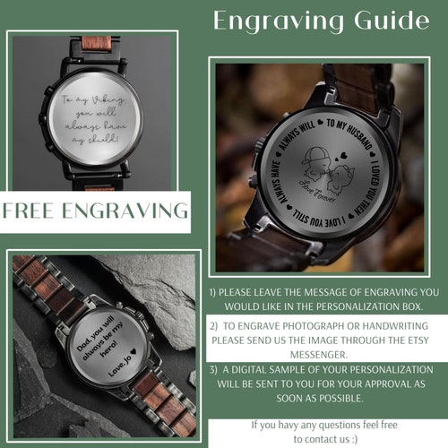 ENGRAVED WATCH MEN | Personalized Wood Watch shops For Boyfriend | 1st Anniversary Gift For Husband | Groomsmen Gift | Wooden Watches