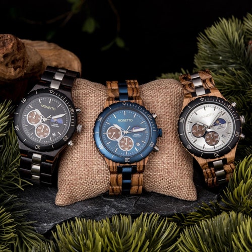 ENGRAVED WATCH MEN | Personalized Wood Watch For Boyfriend | 1st Anniversary Gift shops For Husband | Groomsmen Gift | Wooden Watches