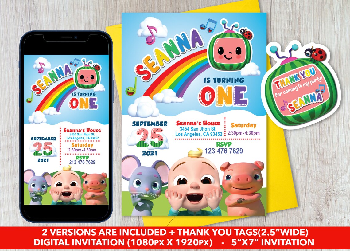 Invitation invitation danniversaire Etsy