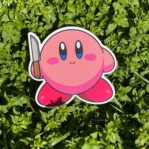 Kirby Sticker, Anime Sticker | Anime Sticker Waterproof | Anime Sticker Pack | Sticker Anime | Waterproof Anime Sticker | Cute Anime Sticker