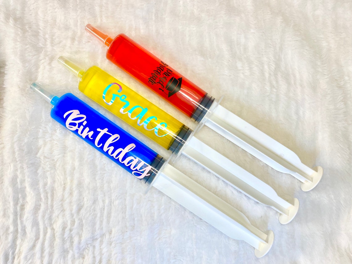 Personalized Jello Shot Syringes 2oz Syringe Party Favor Etsy
