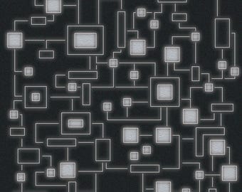 トランジット - 抽象デジタルアート