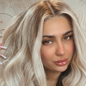 Cabello 100% humano rubio bebé