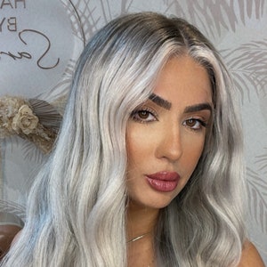 Icy Platinum 100% human hair
