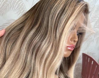 Vaniljsmörblond 100% äkta hår